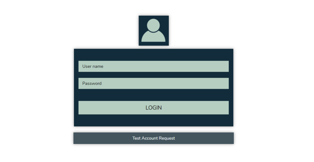 Login with the username and password